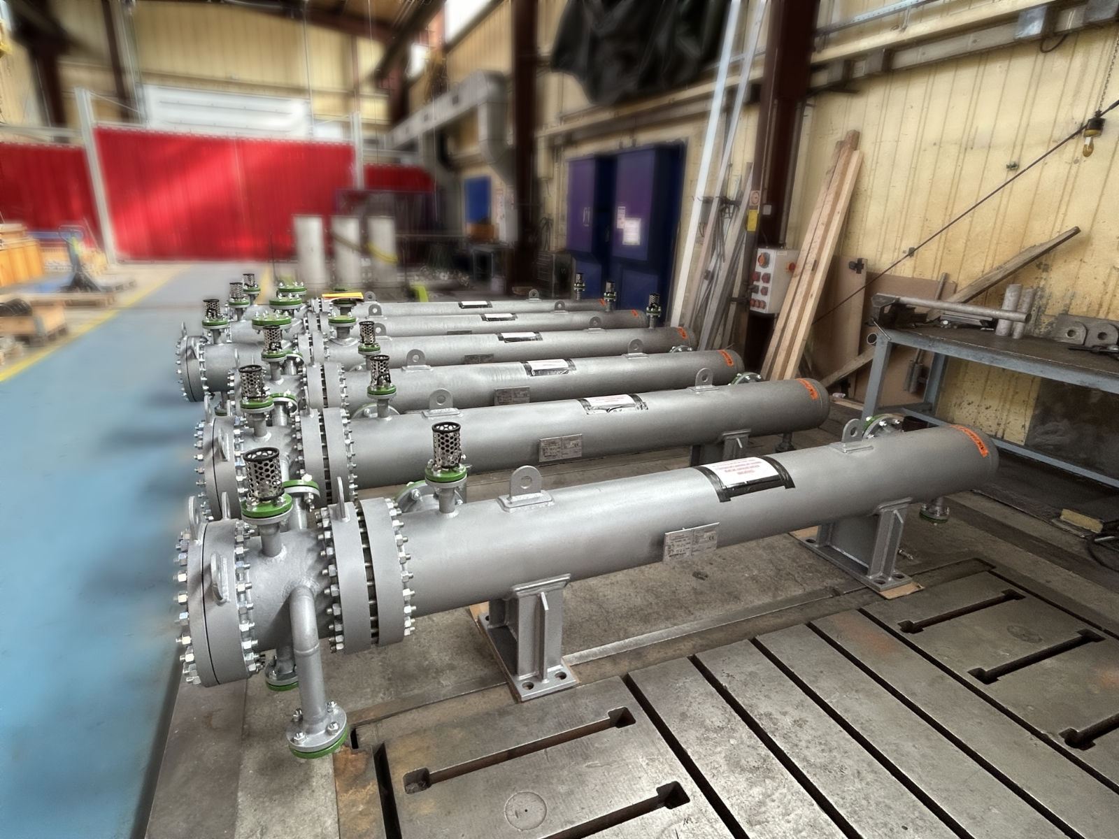 Tubular heat exchanger with U-tubes bundle